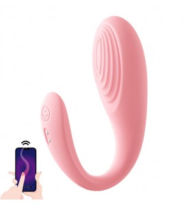 XIUXIUDA - AI Remote Control Wearable Vibrating Egg (Support Connect WeChat Mini Programs - Pink)